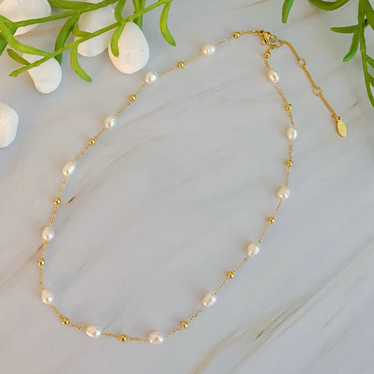 Hazeltine Freshwater pearl Necklace