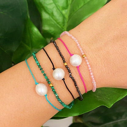 Spring Genuine Pearl Color Dream Bracelet Set Of 2