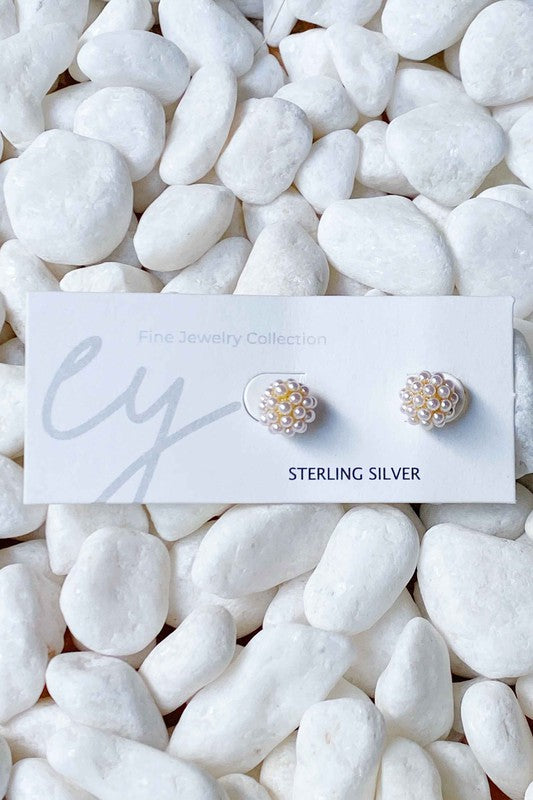 Bree Pearl Sterling Silver Earrings